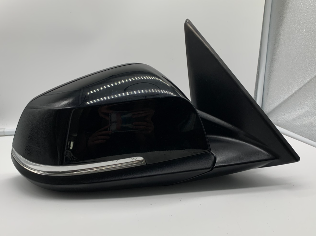 2013-2015 BMW X1 Passenger Side View Power Door Mirror Black OEM