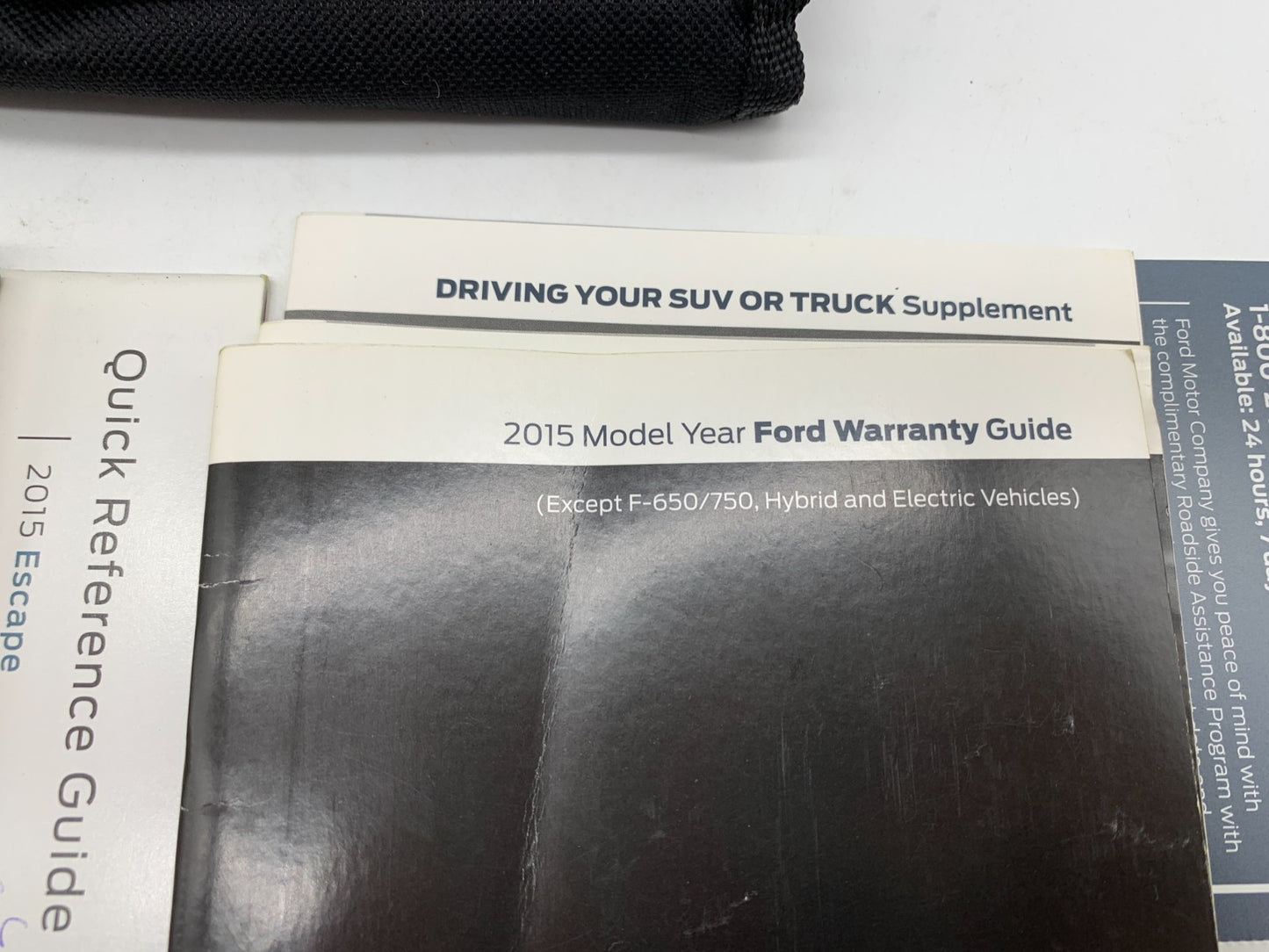 2015 Ford Escape Owners Manual Set with Case OEM C02B14056
