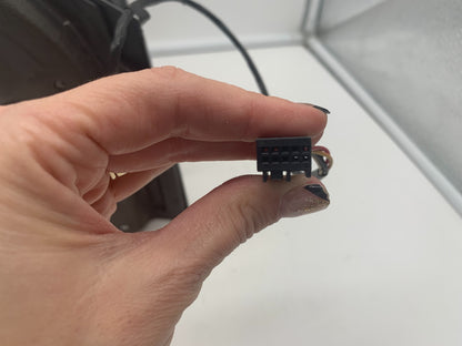 2011-2016 Chrysler Town & Country Driver Power Door Mirror Black OEM C02B17090