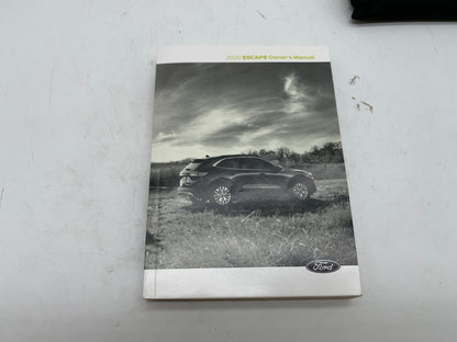 2020 Ford Escape Owners Manual Set with Case OEM C02B04005