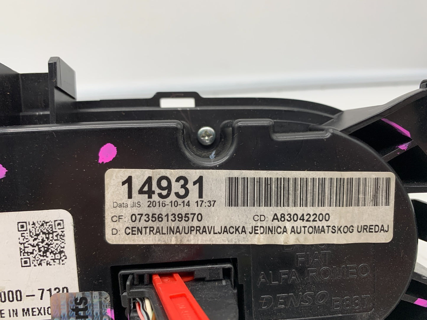 2012-2017 Fiat 500 Climate Control Dual Zone AC Heater Unit OEM C02B14060