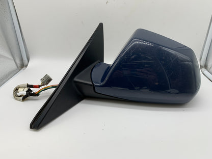 2008-2014 Cadillac CTS Driver Side View Power Door Mirror Blue OEM A02B07019