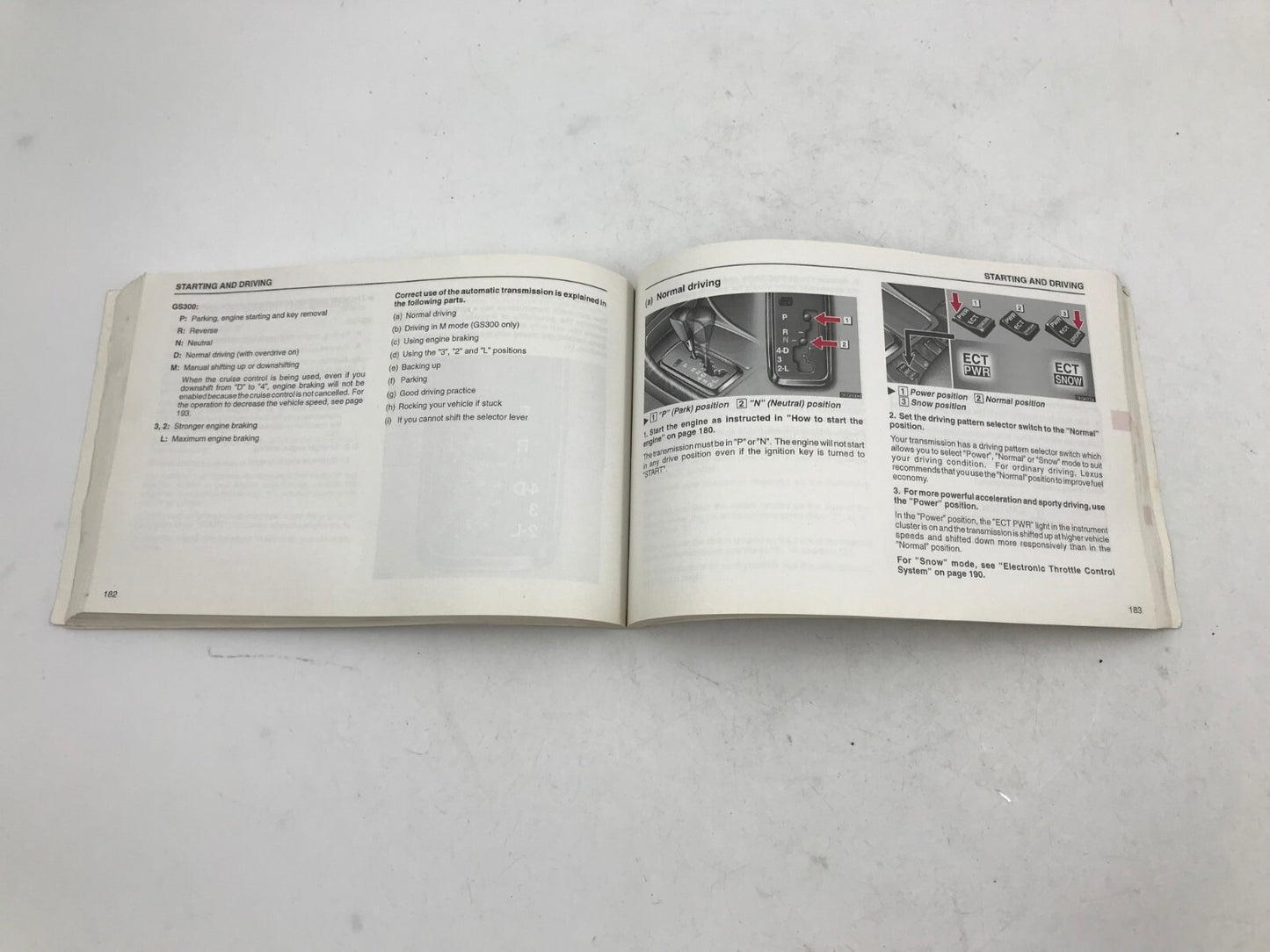 2002 Lexus GS430 GS300 Owners Manual OEM B01B01002