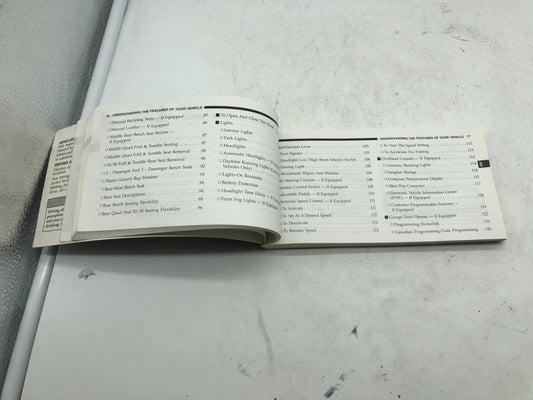 2003 Dodge Caravan Owners Manual OEM A02B42006