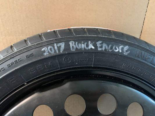 2013-2022 Buick Encore 16" Spare Tire Wheel Compact Donut T125/70R16