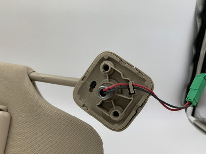 2010-2011 Ford Taurus Passenger Sun Visor Gray Illumination OME E01B01063