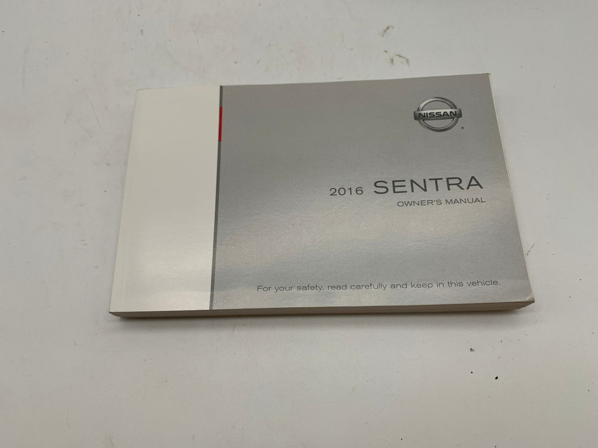 2016 Nissan Sentra Owners Manual Set with Case OEM R01B33013