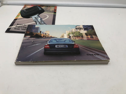 2001 Volvo S80 Owners Manual Set OEM D02B66007