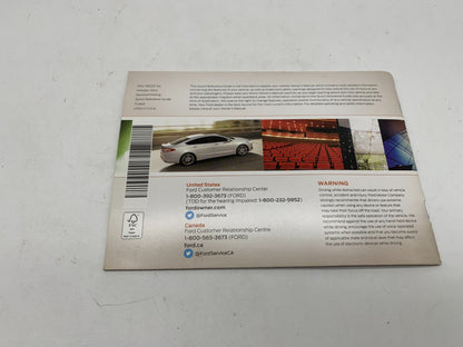 2015 Ford Fusion Owners Manual Set with Case OEM D01B45019