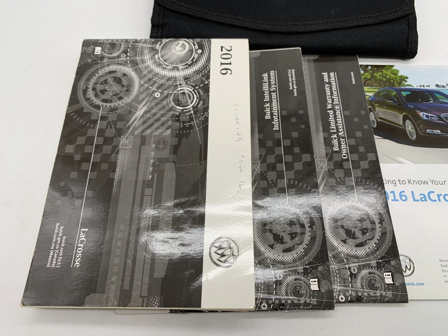 2016 Buick Lacrosse Owners Manual Set with Case OEM