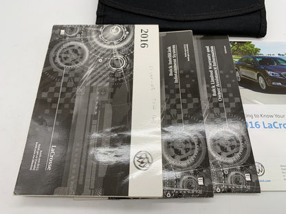 2016 Buick Lacrosse Owners Manual Set with Case OEM