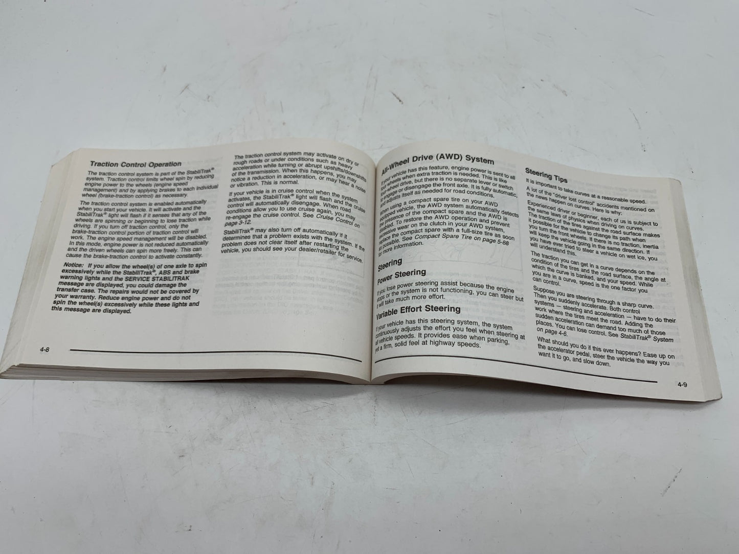 2008 GMC Acadia Owners Manual OEM B03B34005