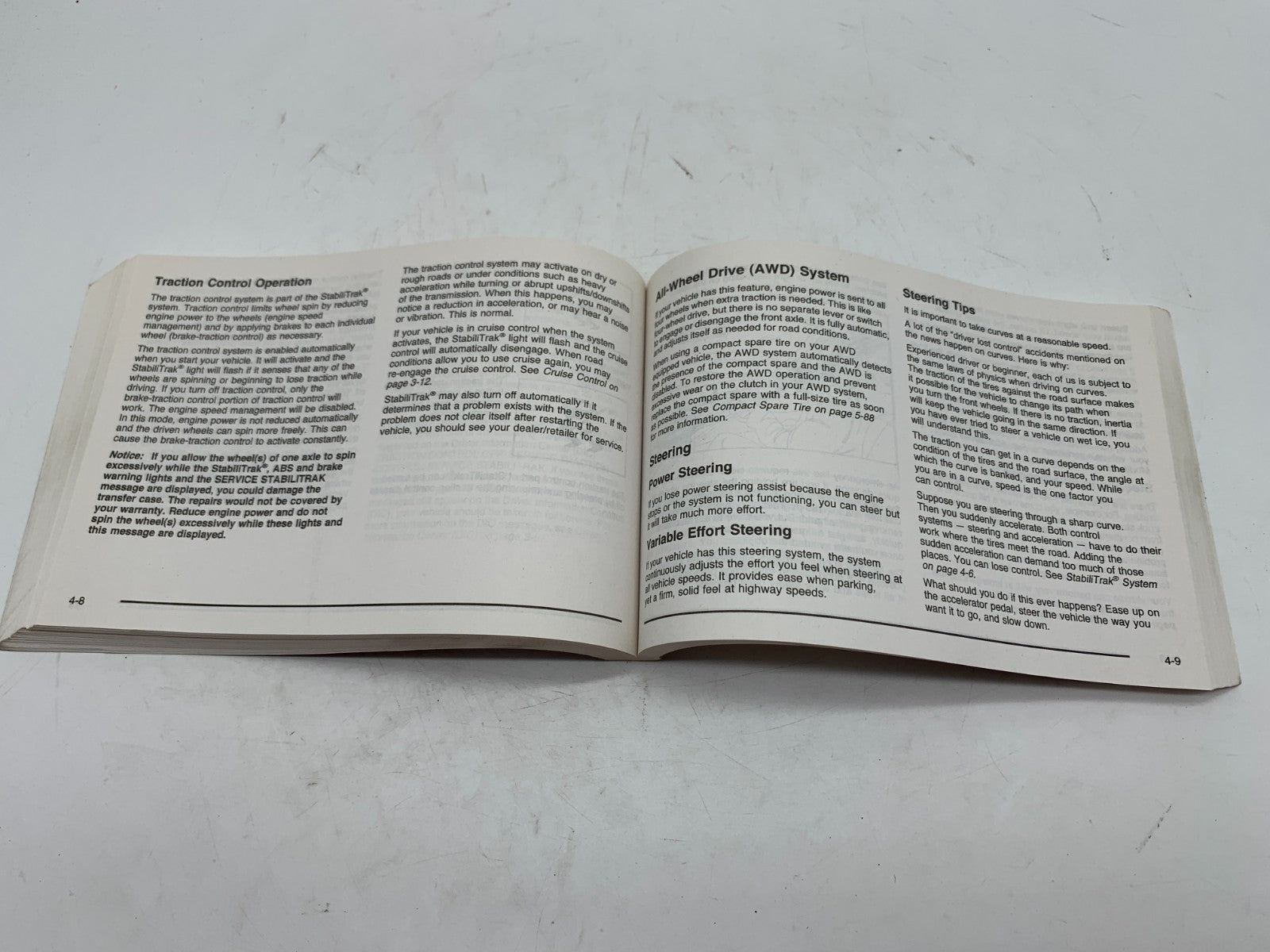 2008 GMC Acadia Owners Manual OEM B03B34005
