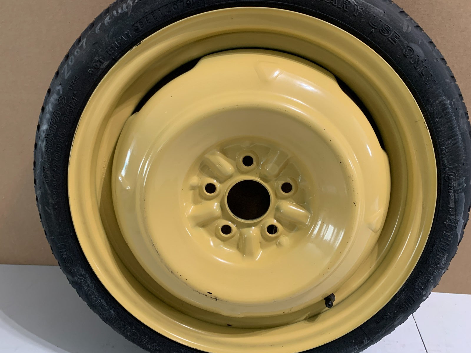 2004-2011 Toyota Prius 16" Spare Tire Compact Donut Wheel T125/70D16