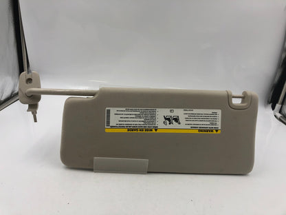 2016-2017 Chrysler 200 Sedan Passenger Sun Visor Gray Illuminated OEM B01B16039