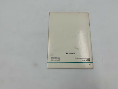 2000 Ford Windstar Owners Manual Set OEM D02B57003