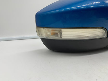 2012-2014 Ford Focus Passenger Side View Power Door Mirror Blue Candy OEM