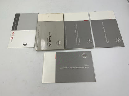 2006 Nissan Maxima Owners Manual Set with Case OEM B02B38083