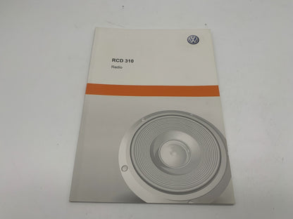 2014 Volkswagen Jetta Owners Manual Set with Case OEM A02B48075