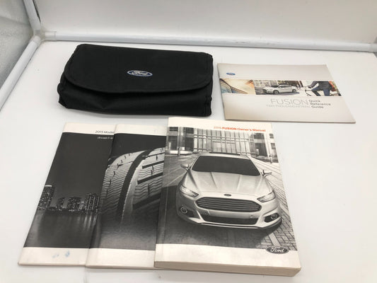 2015 Ford Fusion Owners Manual Set with Case OEM A02B50001