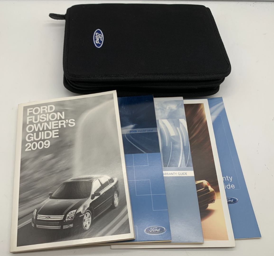 2009 Ford Fusion Owners Manual Set with Case OEM C04B36023
