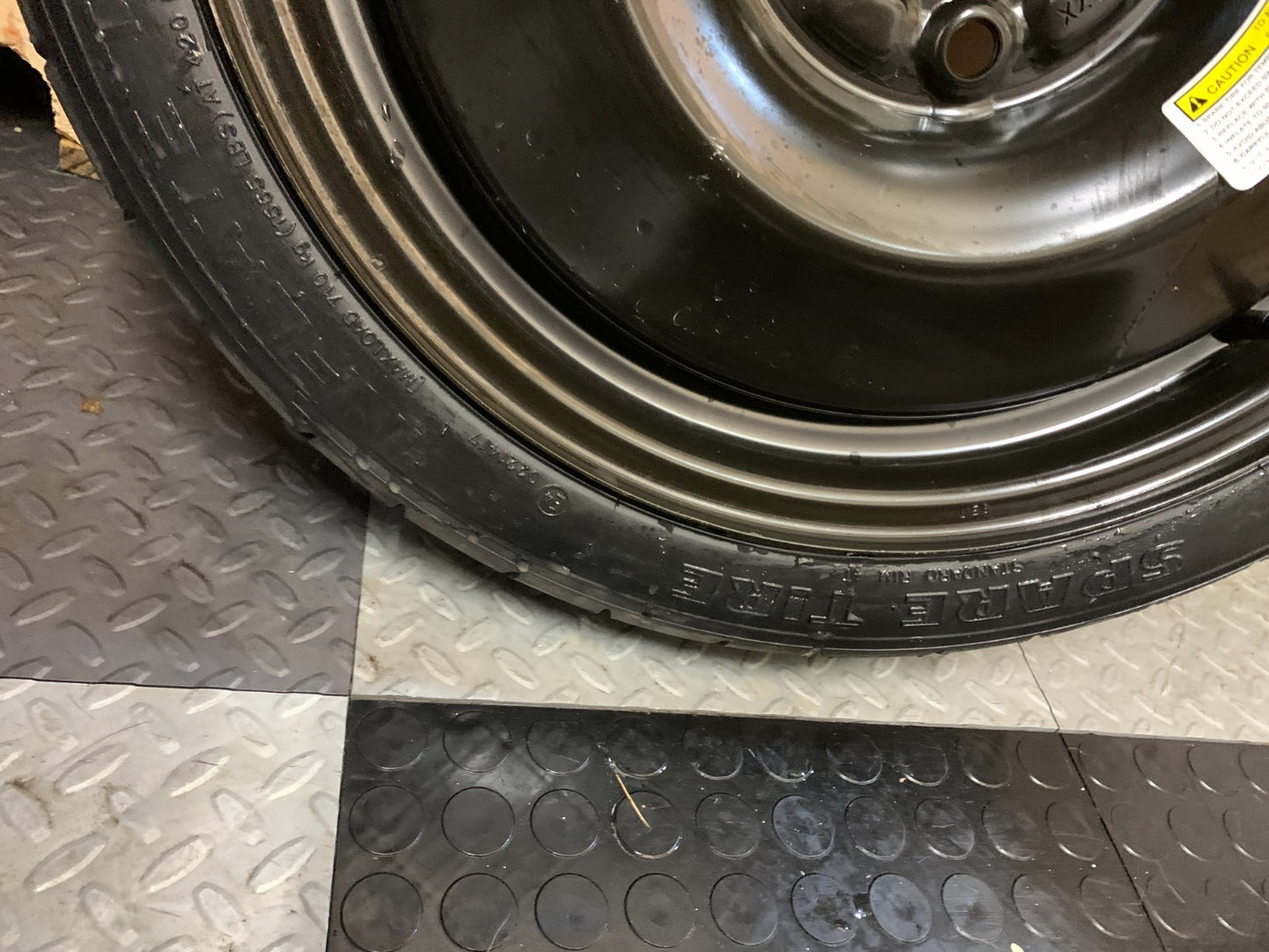 2015-2019 Nissan Sentra 16" Spare Tire Wheel Compact Donut T125/70D16 Maxxis