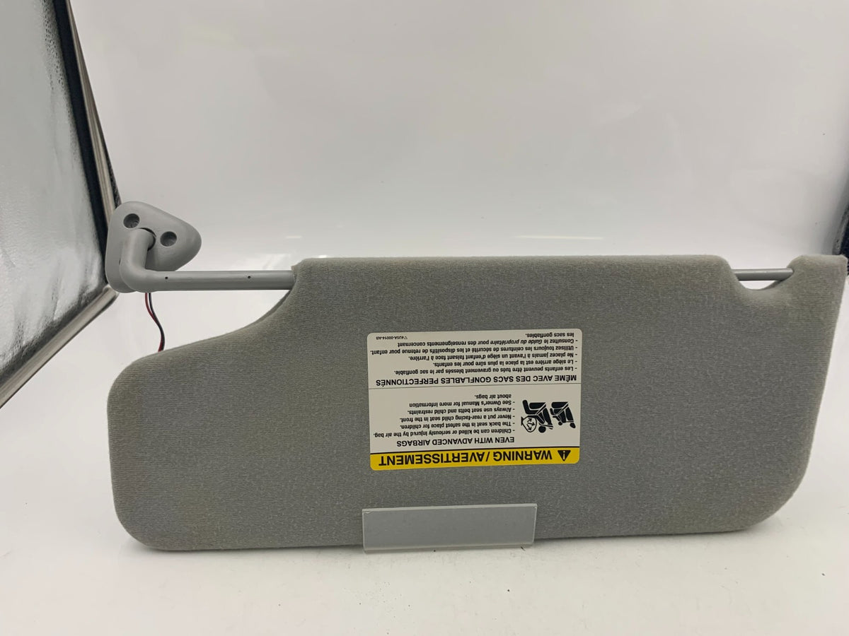 2008-2009 Mercury Sable Passenger Sun Visor Sunvisor Gray Illuminated D01B09008