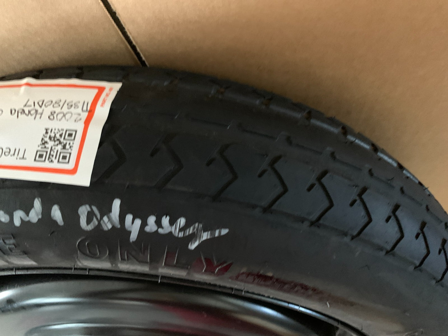 2005-2010 Honda Odyssey 17" Spare Tire Compact Donut T135/80D17 OEM Wheel