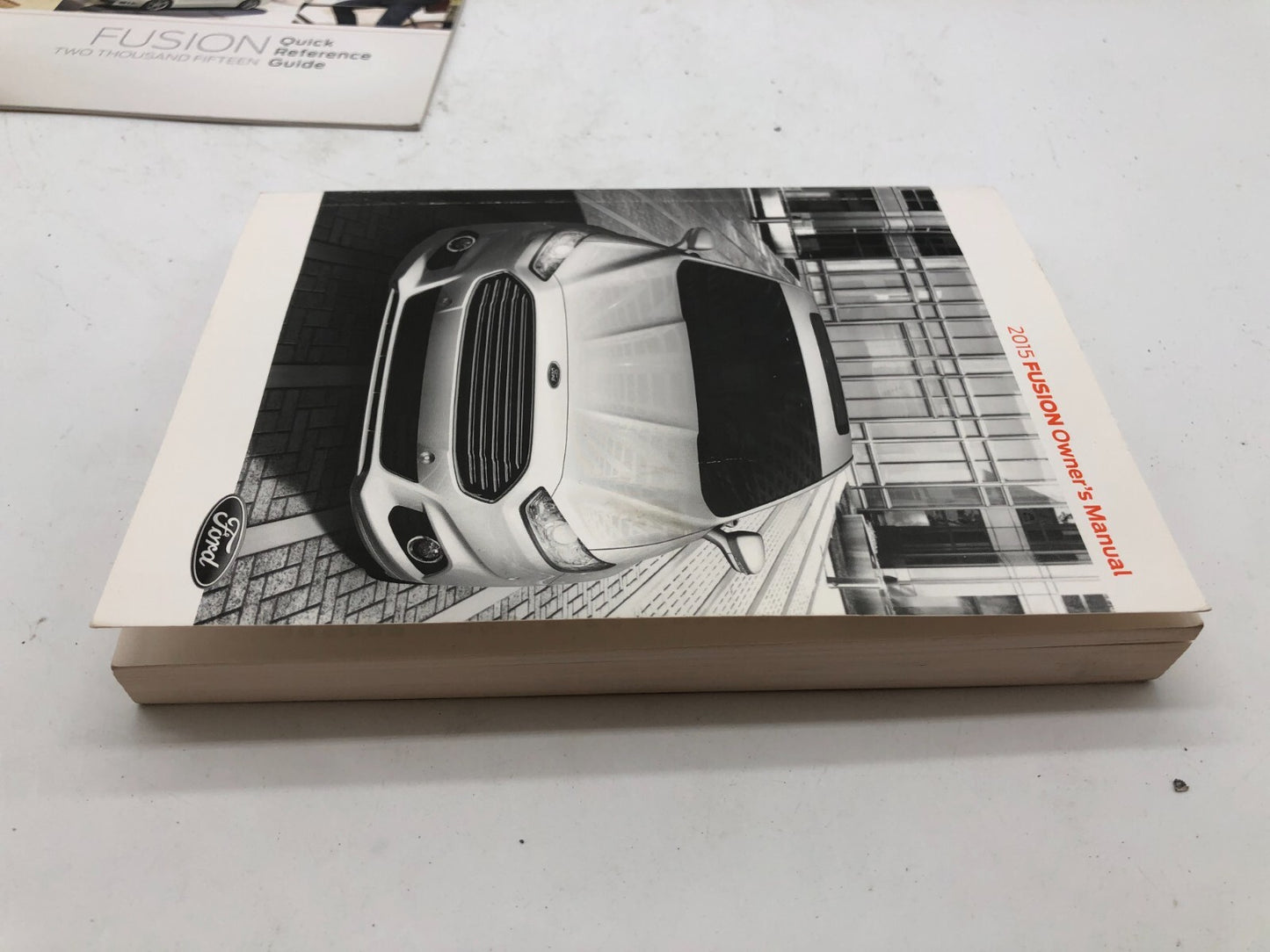 2015 Ford Fusion Owners Manual Set with Case OEM C02B46011