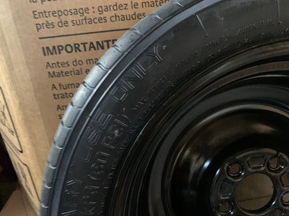 2012-2018 Ford Focus 16" Spare Tire Wheel Compact Donut T125/80R16