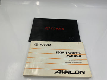 1998 Toyota Avalon Owners Manual Handbook with Case OEM J04B48011