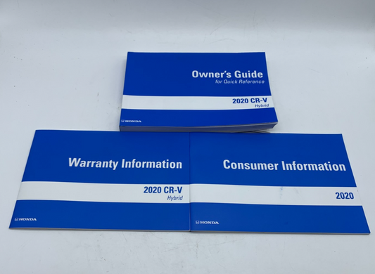2020 Honda CRV CR-V Hybrid Owners Manual Set OEM D02B20020