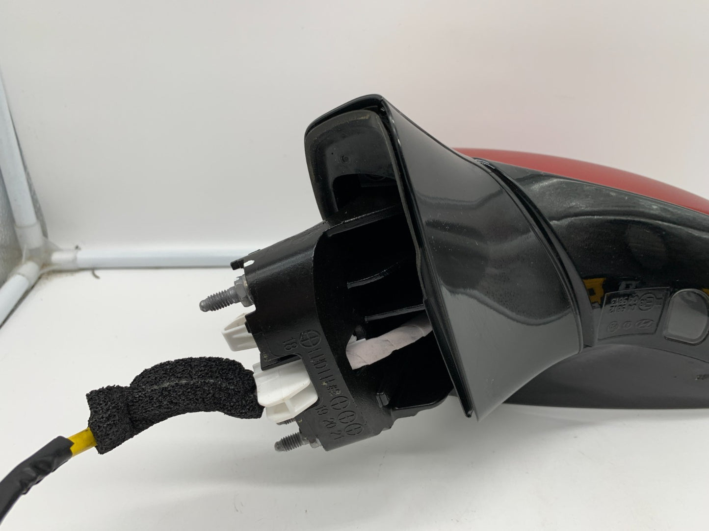 2019 Hyundai Santa Fe Driver Side View Power Door Mirror Red OEM Blind Spot