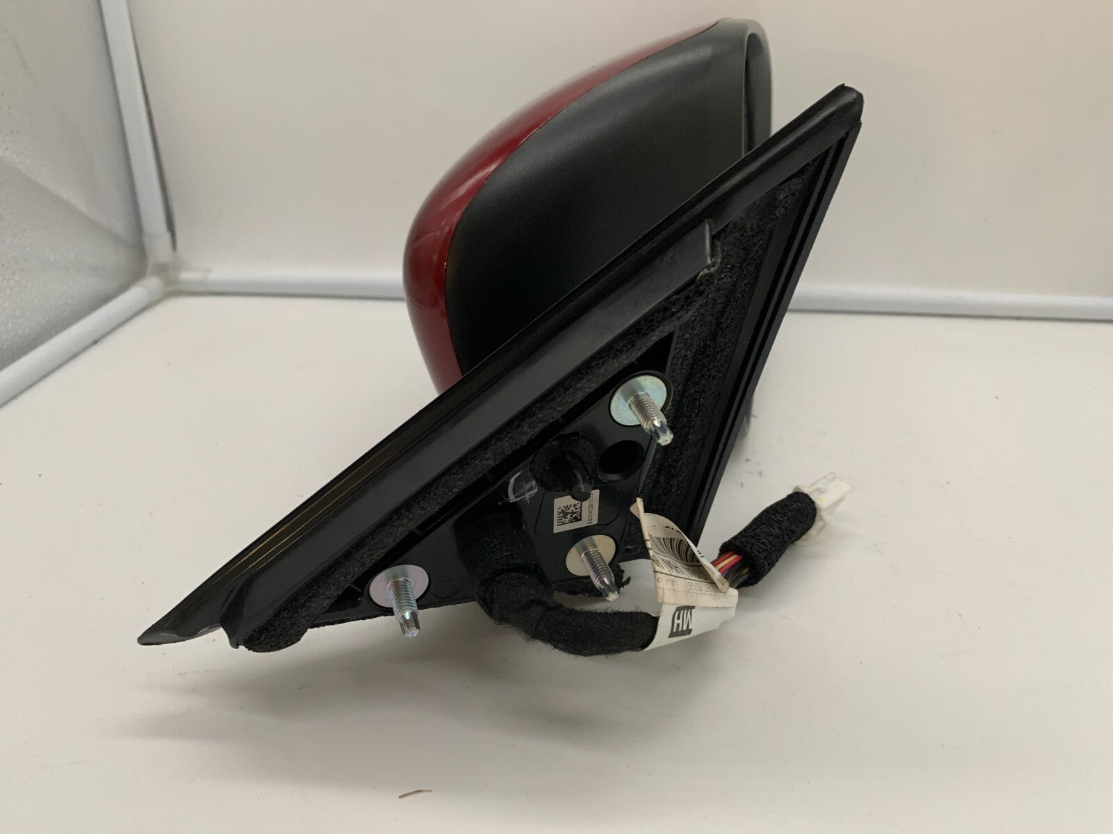 2017-2020 Nissan Rogue Passenger Side View Power Door Mirror Red OEM A03B42001