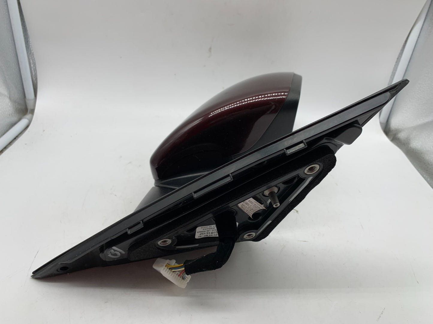 2016-2020 Kia Optima Passenger Side View Power Door Mirror Maroon BSA B03B46001
