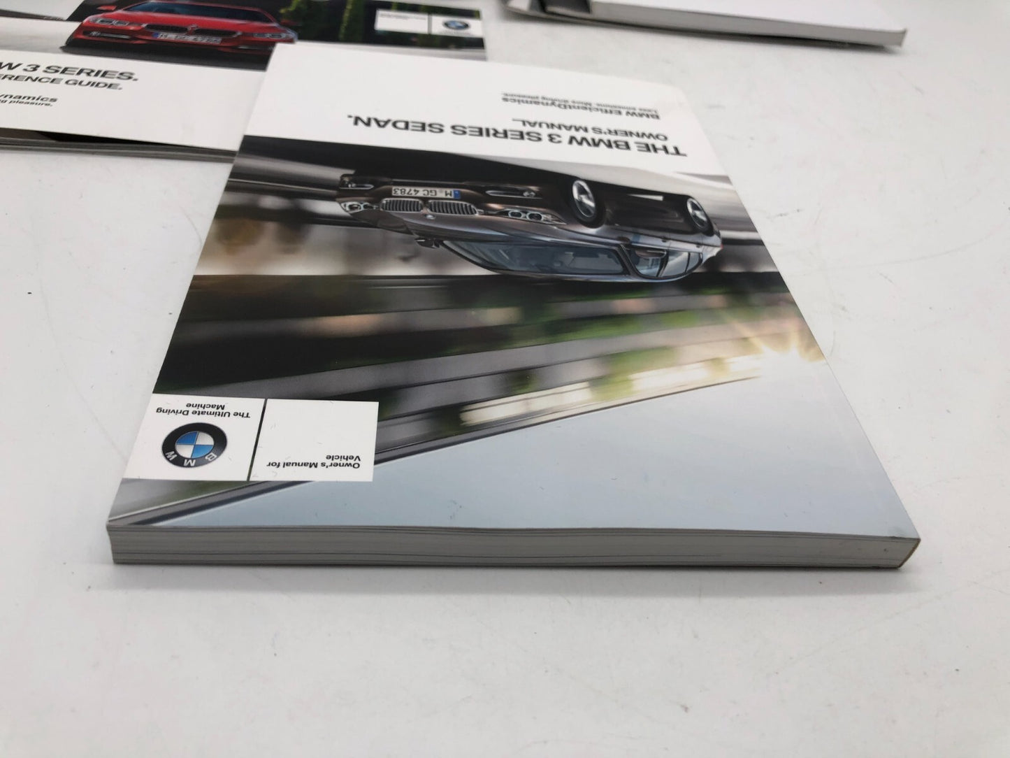 2012 BMW 3 Series Owners Manual Set with Case OEM E02B40066