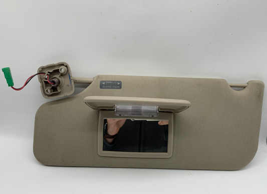 2010-2011 Ford Taurus Driver Side Sun Visor Sunvisor Gray Illuminated A02B54012