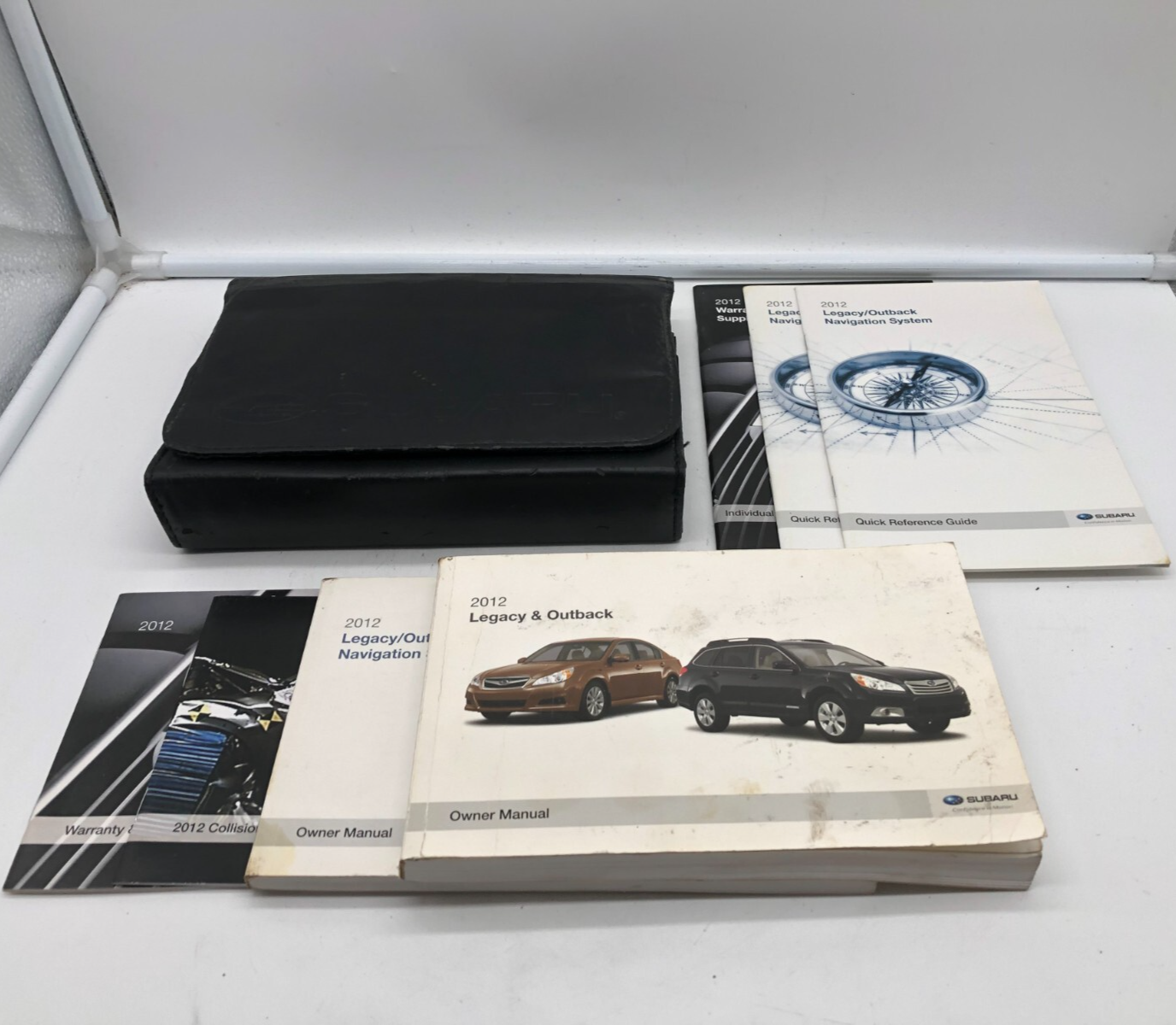 2012 Subaru Legacy Owners Manual Set with Case OEM A02B02024