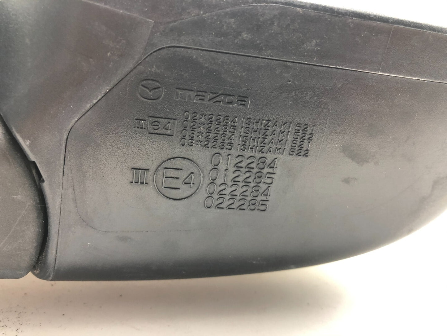 2010-2012 Mazda CX-7 Passenger Side View Power Door Mirror White OEM C04B36020