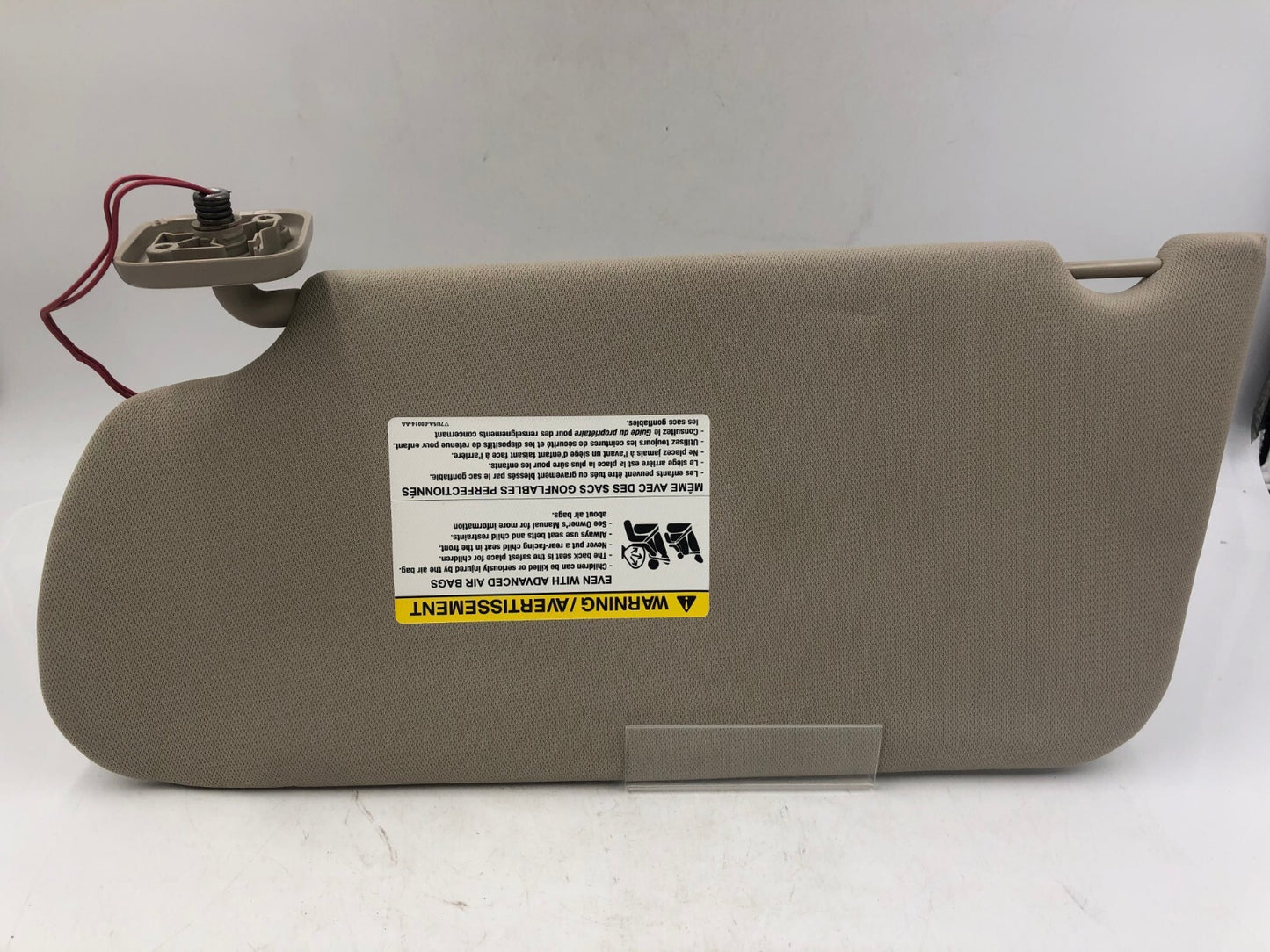 2009-2012 Ford Flex Passenger Sun Visor Gray Illuminated OEM A03B50069