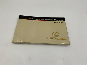 1994 Lexus GS300 GS 300 Owners Manual OEM K02B48010