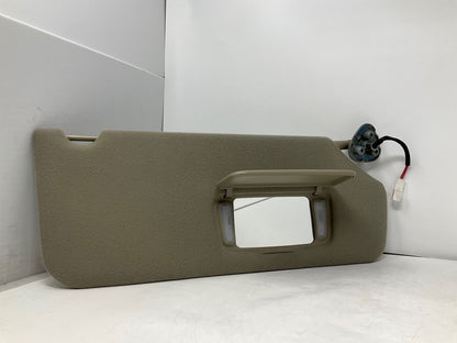 2011-2014 Toyota Sienna Passenger Sun Visor Beige Illuminated OEM E01B60008