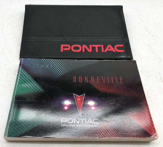 2000 Pontiac Bonneville Owners Manual with Case OEM D03B08006