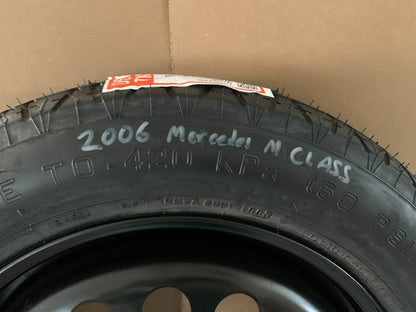 2006-2015 Mercedes M-Class 18" Spare Tire Wheel Compact Donut T155/90D18