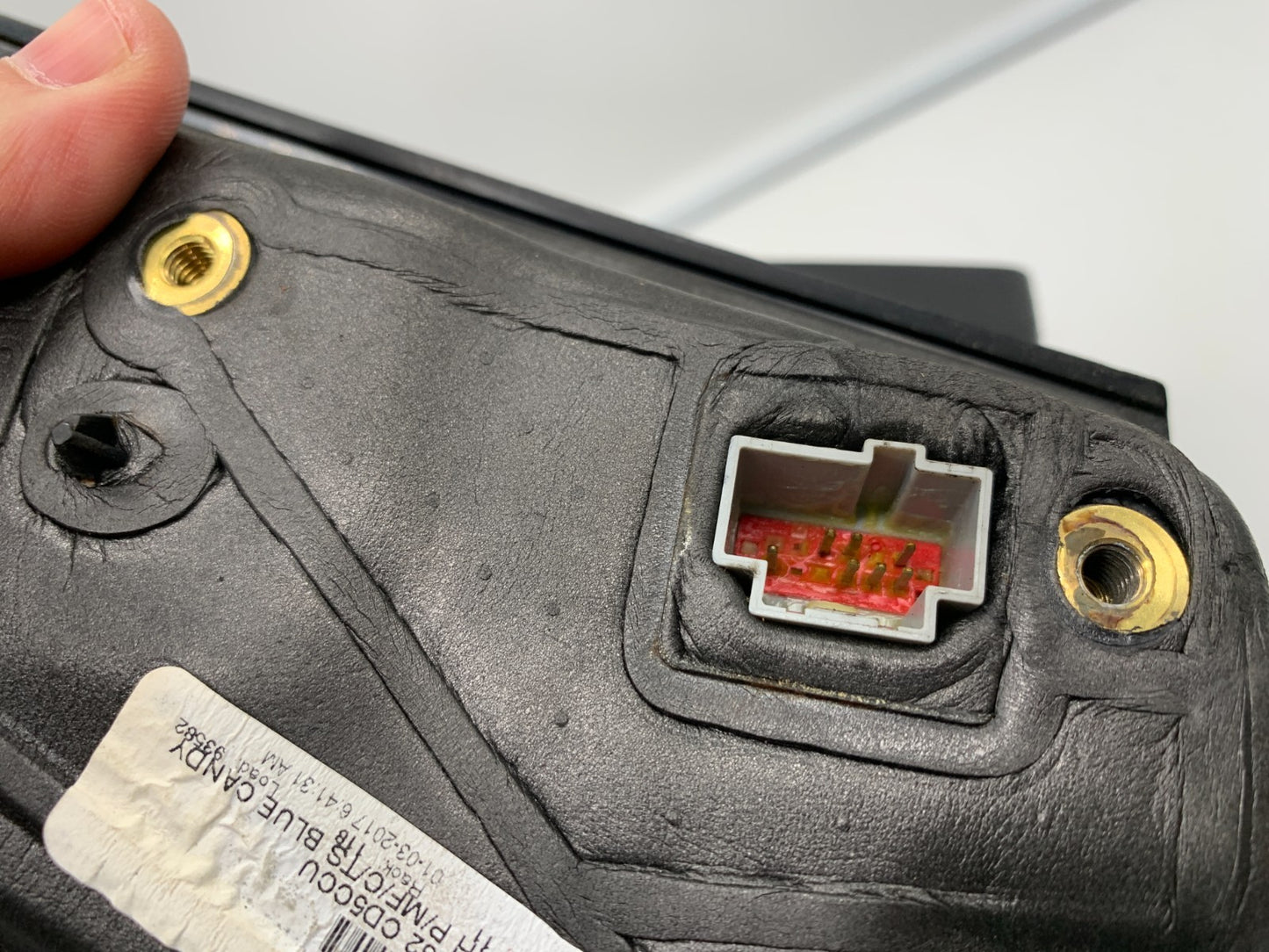 2012-2014 Ford Focus Passenger Side View Power Door Mirror Blue Candy OEM