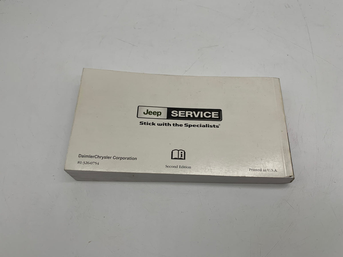2007 Jeep Grand Cherokee Owners Manual Set OEM R01B12040