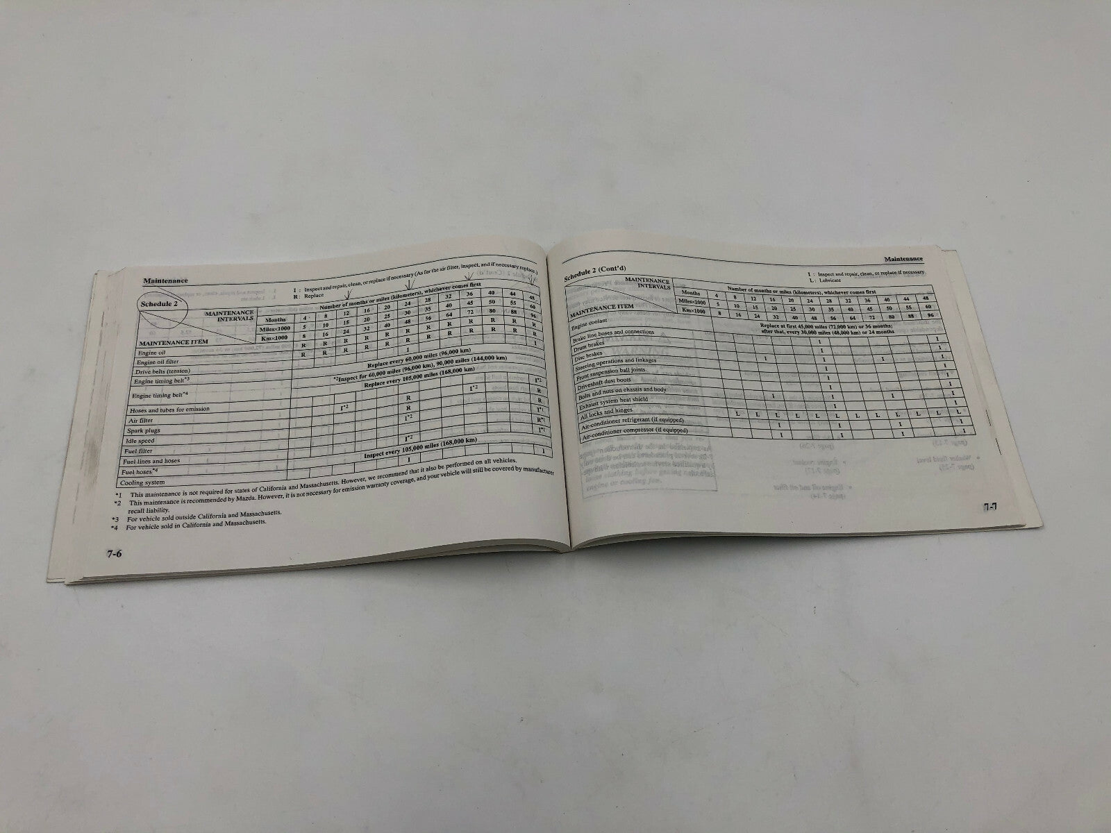 1997 Mazda 626 Owners Manual OEM C03B69022