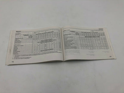 1997 Mazda 626 Owners Manual OEM C03B69022