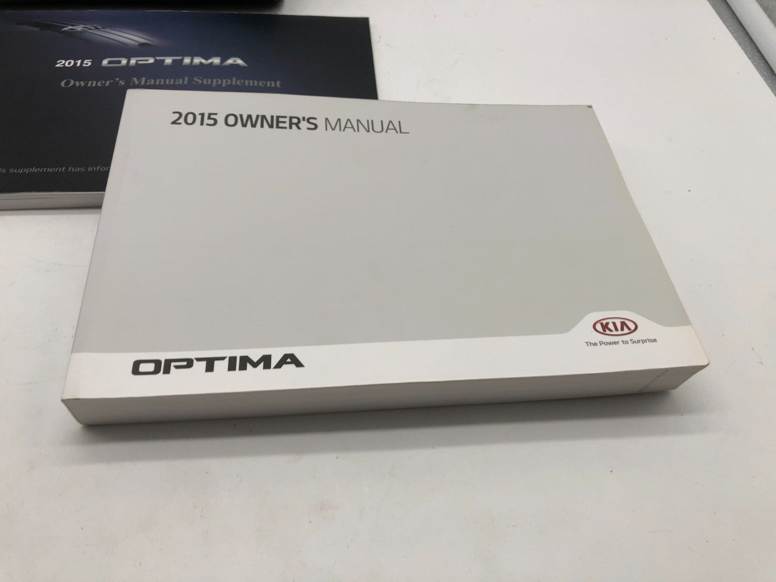 2015 Kia Optima Owners Manual Set with Case OEM D02B66013