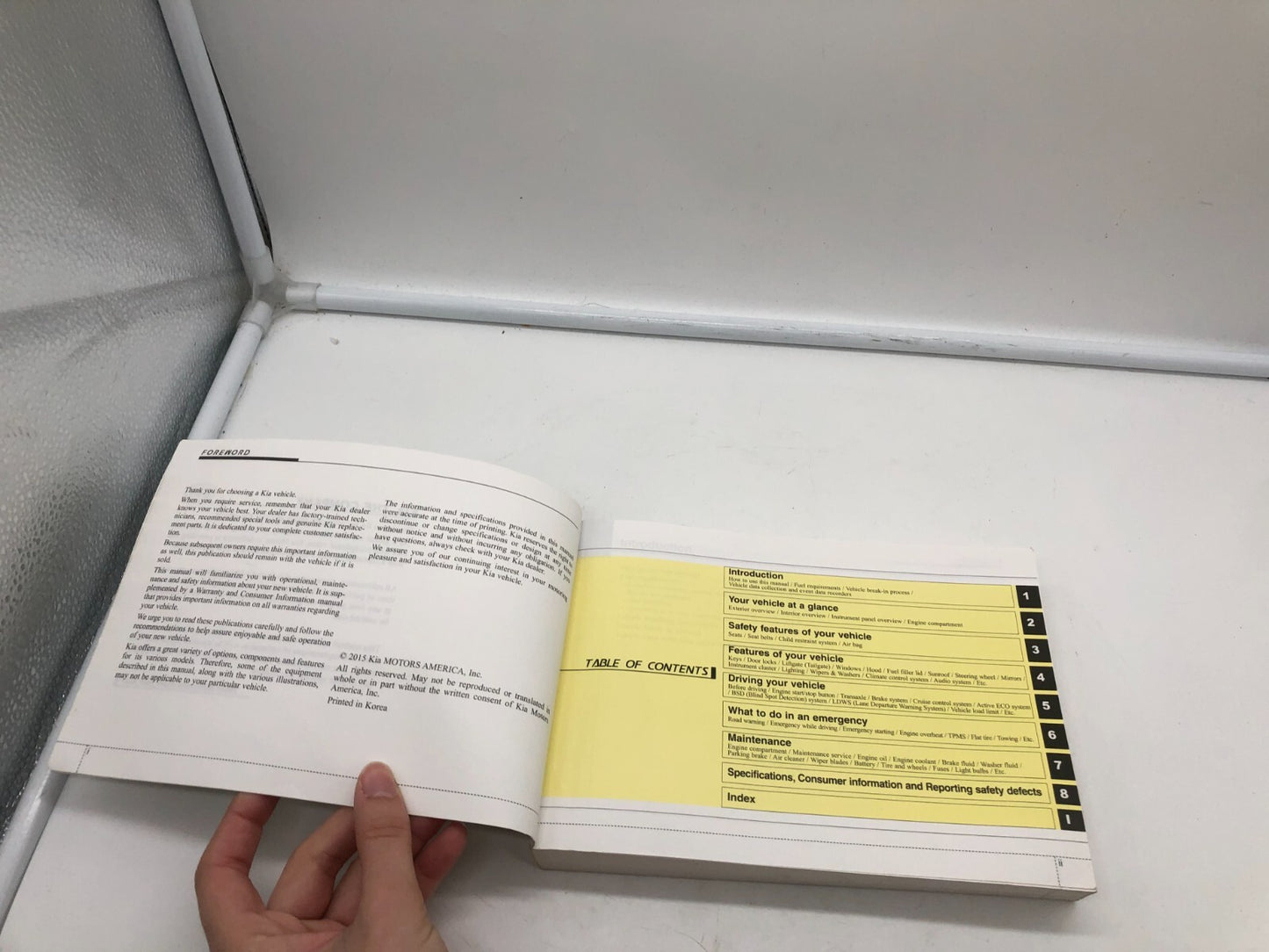 2016 Kia Sedona Owners Manual OEM A02B33005